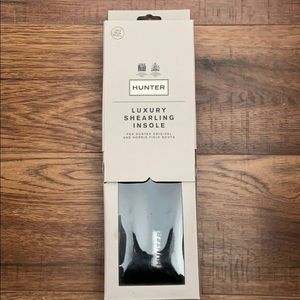 Hunter boots luxury shearing insole NWOT